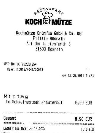 fagr Hffner Kochmtze Restaurant